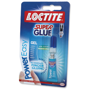 Loctite Super Glue Power Easy Repositionable Gel Tube 3g Ref 1550219