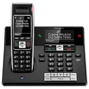 BT Diverse 7460 Plus DECT Telephone Cordless SMS SIM Read/Write TAM 27min 200-entry Directory Ref 060747