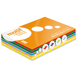 Data Colours Multifunctional Paper Rainbow Ream Ream-Wrapped 80gsm A4 10 Colours Ref 5820 [500 Sheets]