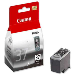 Canon PG-37 Inkjet Cartridge Page Life 220pp Black Ref 2145B001