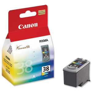 Canon CL-38 Inkjet Cartridge Page Life 205pp Colour Ref 2146B001