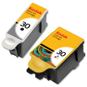 Kodak 30B & 30CL Inkjet Cartridge Black and Colour Ref 9039745 [Pack 2]