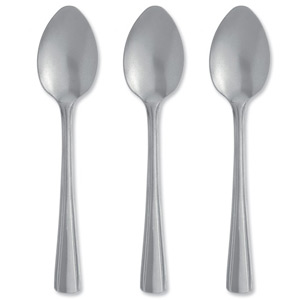 CaterX Teaspoons Stainless Steel Ref SF868 [Pack 6]