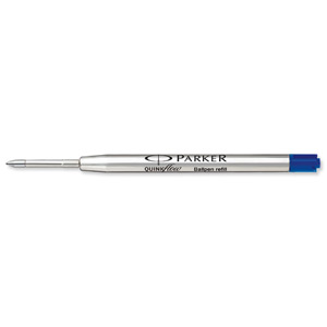 Parker Ball Pen Refill Medium Point Blue Ref S0909580 [Pack 12]
