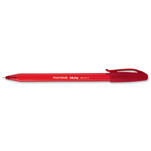 Paper Mate InkJoy 100 Ballpoint Pen 1.0 Tip 0.7mm Line Red Ref S0957140 [Pack 50]