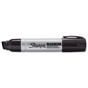 Sharpie Metal Permanent Marker Large Chisel Tip 14.8mm Line Black Ref S0949850 [Pack 12]