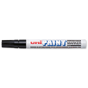 uni Paint Marker Bullet Tip Medium Point Px20 Line Width 2.2-2.8mm Black Ref 9001922 [Pack 12]