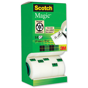 Scotch Magic Tape 12 rolls with 2 FREE rolls 19mmx33m Ref 81933R14