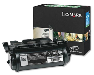 Lexmark Laser Toner Cartridge Return Program High Yield Page Life 21000pp Black Ref 64016HE Ident: 824D