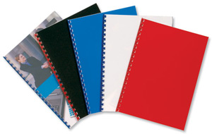 GBC PolyCovers Opaque Binding Covers Polypropylene 300 micron A4 Blue Ref IB386800 [Pack 100]
