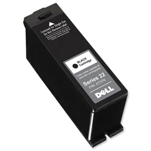 Dell No. T091N Series 22 Inkjet Cartridge High Capacity Page Life 360pp Black Ref 592-11327 Ident: 800I