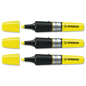 Stabilo Boss Luminator Highlighter Double Capacity Yellow Ref 71-24 [Pack 5]