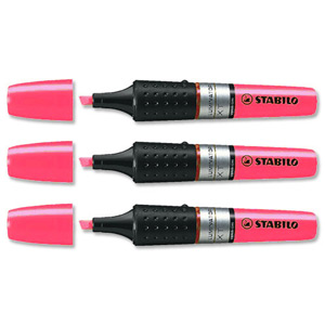 Stabilo Boss Luminator Highlighter Double Capacity Pink Ref 71-56 [Pack 5]