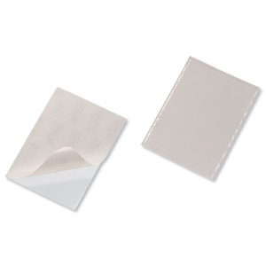 Durable Pocketfix® Self Adhesive Top Opening A4 Ref 8295 [Pack 10]