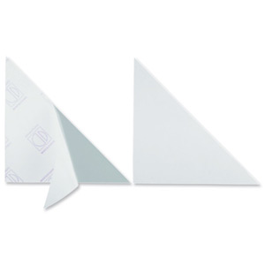 Durable Cornerfix Corner Filing Pockets Soft PVC Self-adhesive 175mm Ref 8283 [Pack 100]