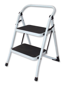 RelX Universal Folding Ladder 2 Step Steel with Rubber Treads Ref 176360