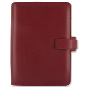 Filofax Metropol Personal Organiser for Paper 95x171mm Personal Red Ref 026910