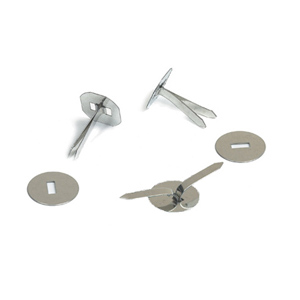 Paper Binders Tinned Steel with Washers 38mm [Pack 200]