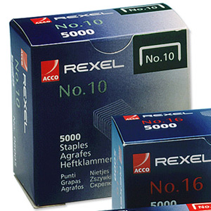 Rexel Acco 10 Staples 5mm Ref 06005 [Pack 5000]