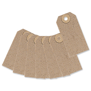 Tag Label Unstrung 82x41mm Buff [Pack 1000]