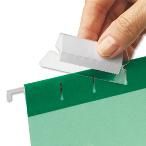 Esselte Pendaflex Card Inserts for Suspension File Tabs White Ref 94613/17412 [Pack 100]