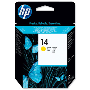 Hewlett Packard [HP] No.14 Inkjet Printhead Yellow Ref C4923A