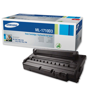 Samsung Laser Toner Cartridge Page Life 3000pp Black Ref ML-1710D3/ELS Ident: 833Q