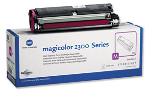 Konica Minolta Laser Toner Cartridge Page Life 4500pp Magenta [for Magicolor 2300] Ref 1710517007