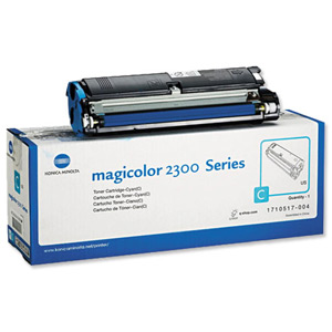 Konica Minolta Laser Toner Cartridge Page Life 1500pp Cyan [for Magicolor 2300] Ref 1710517-004