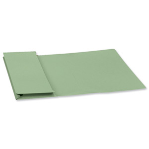 Guildhall Document Wallet Full Flap 315gsm Capacity 35mm Foolscap Green Ref PW2-GRNZ [Pack 50]