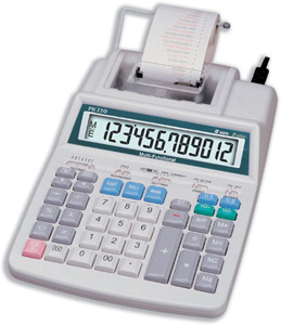 Aurora Calculator Printing Multifunction Mains LCD 12 Digit 2.6 Lines/sec 186x278x61mm Ref PR720