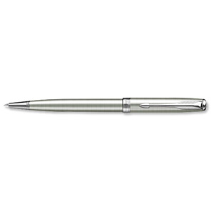 Parker Sonnet Ball Pen Stainless Steel with Chrome Trim Ref S0809140