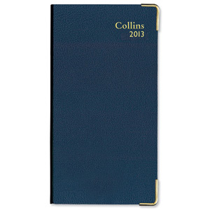 Collins 2013 Desk Diary Pocket Month to View Appointments W80xH152mm Assorted Ref CMB