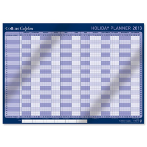 Collins Colplan 2013 Holiday Planner W594xH840mm A1 Ref CWC10