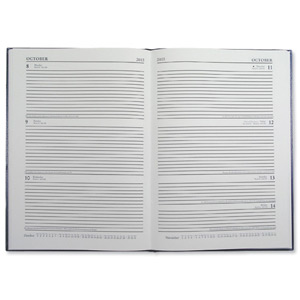 Collins 2013 Eco Diary Casebound Week to View 100 percent Recycled Paper A5 Ref EC35