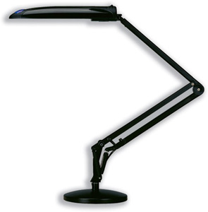 Helix Classic Desk Lamp Fluorescent 11W Black Ref VL2010