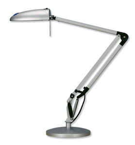 Helix Classic Desk Lamp Halogen 50W Titanium Ref VL3020