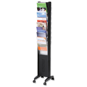 Display Mobile 16 Compartment Black