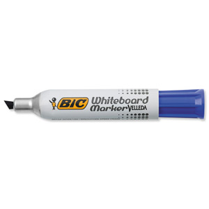 Bic 1781 Whiteboard Marker Chisel Tip Line Width 3.5-5.5mm Blue Ref 1199178106 [Pack 12]