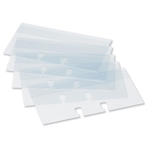 Rolodex Refill Card Protectors 57x102mm Clear Ref S0793550 [Pack 50]