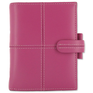 Filofax Classic Personal Organiser for Paper 67x105mm Mini Pink Ref 424097