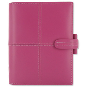 Filofax Classic Personal Organiser for Paper 81x120mm Pocket Pink Ref 424047