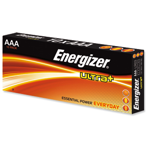 Energizer UltraPlus Battery Alkaline LR03 1.5V AAA Ref 637533 [Pack 10]