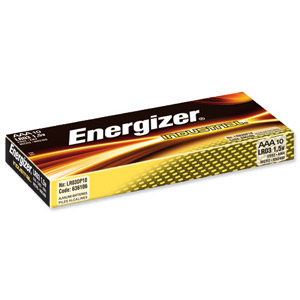 Energizer Industrial Battery Long Life LR03 1.5V AAA Ref 636106 [Pack 10]