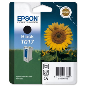 Epson Inkjet Cartridge Page Life 540pp Black Ref T017401