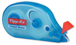 Tipp-Ex Pocket Mouse Correction Tape Roller Disposable 4.2mmx9m Ref 42509