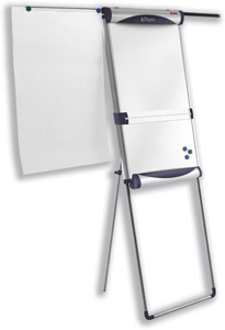 Nobo Piranha Flipchart Easel Magnetic with Extending Display Arms Ref 1901919