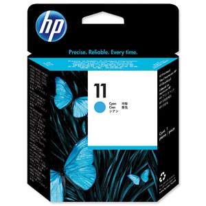Hewlett Packard [HP] No. 11 Inkjet Printhead Page Life 24000pp Cyan Ref C4811AE Ident: 807C