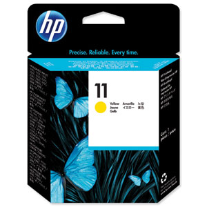 Hewlett Packard [HP] No. 11 Inkjet Printhead Page Life 24000pp Yellow Ref C4813AE
