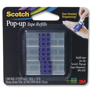 Scotch Pop Up Strips Refills Ref 90-ST